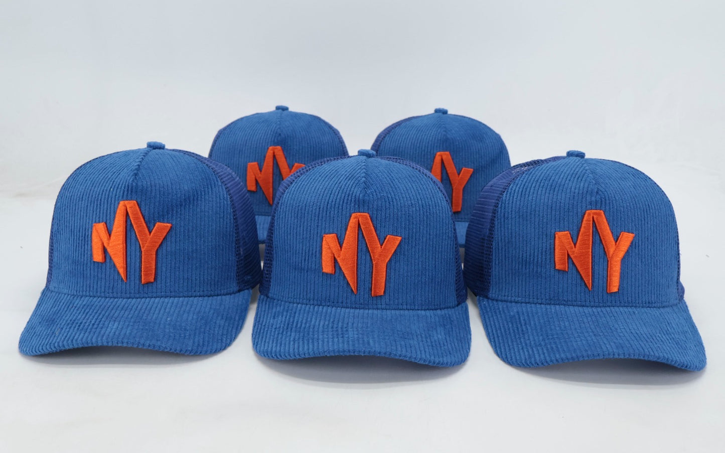 "The Nah, Yeah" - Royal Blue & Orange Corduroy Hat | EARLY DROP