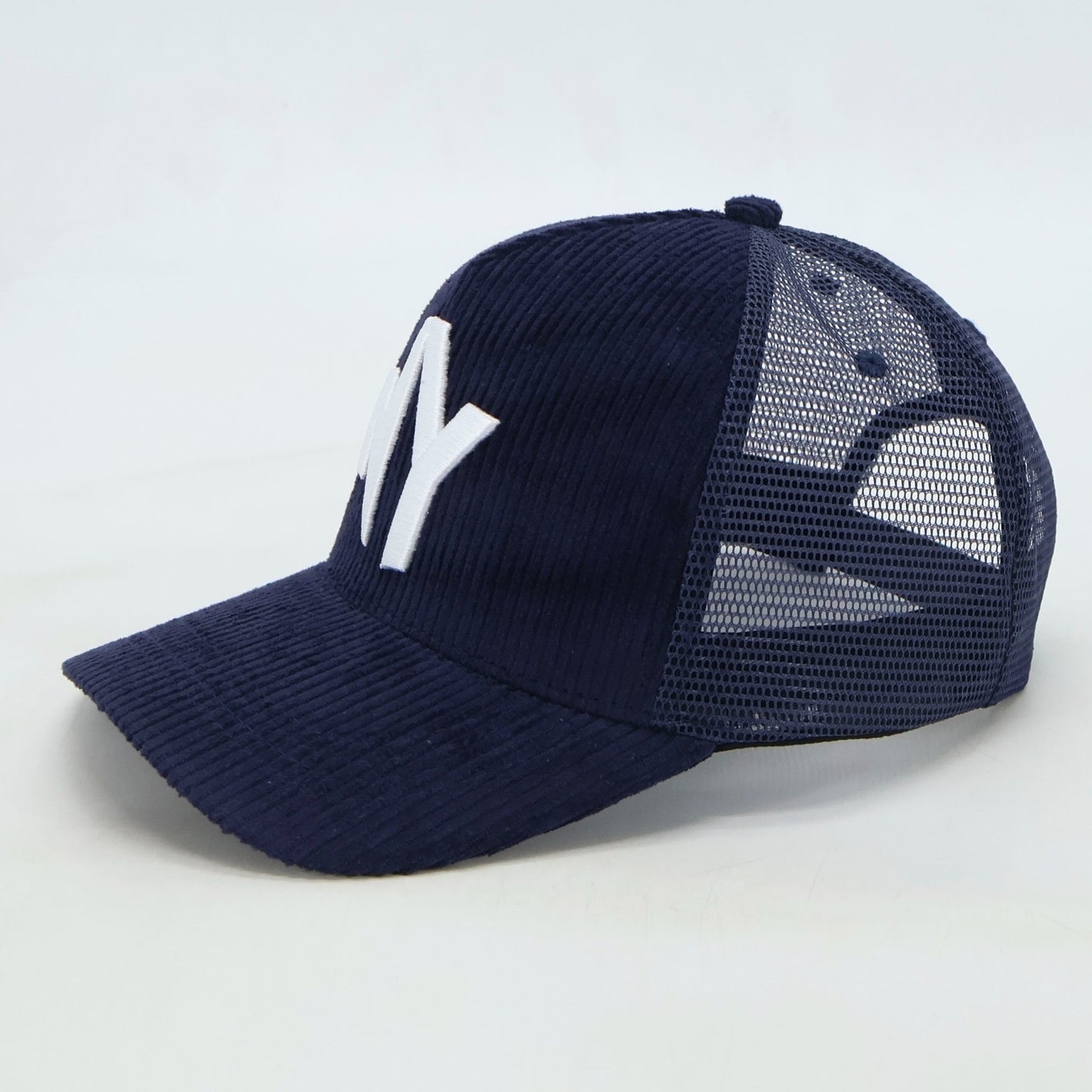 "The Nah, Yeah" - Navy Blue and White Corduroy Hat | EARLY DROP
