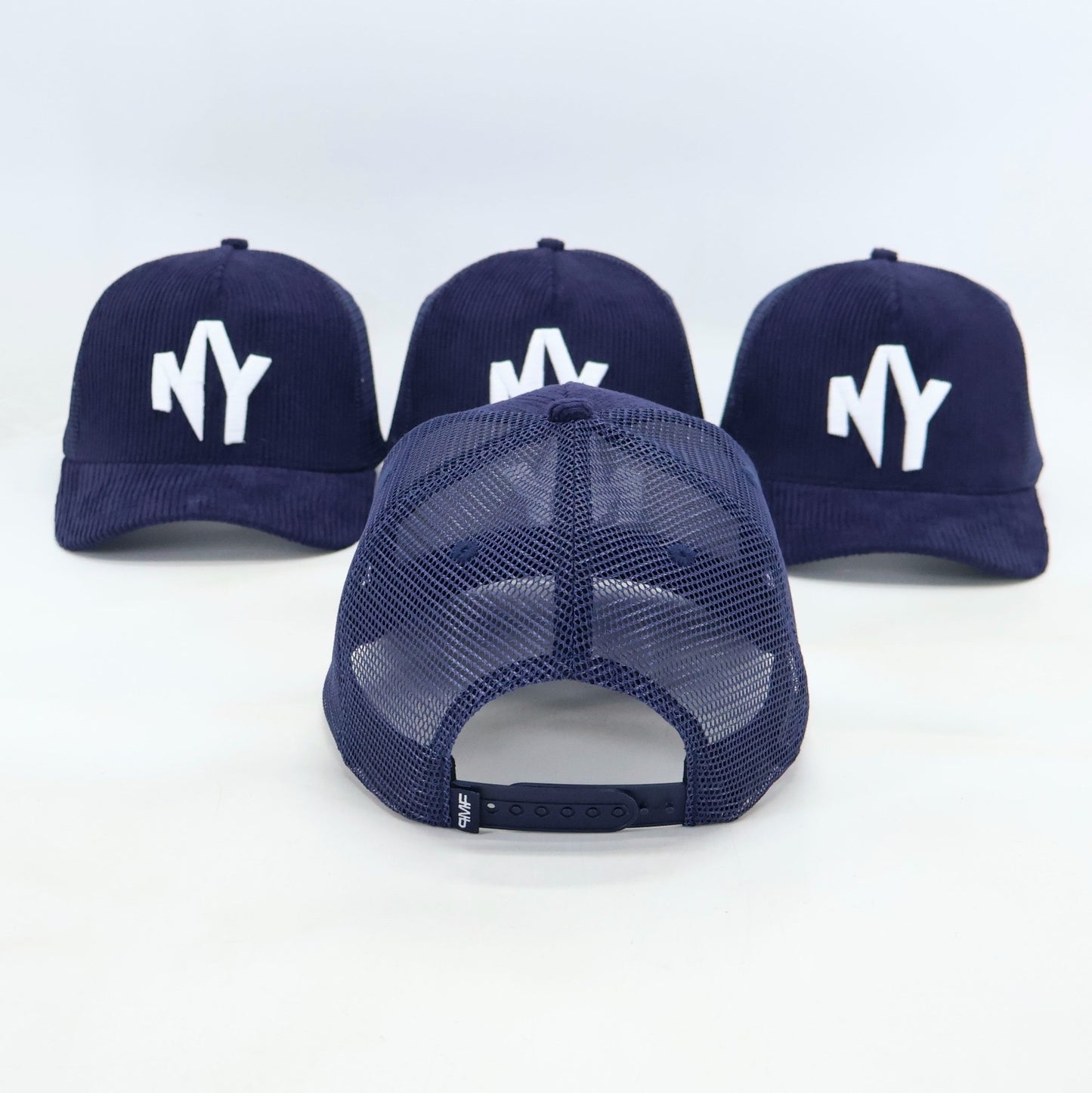 "The Nah, Yeah" - Navy Blue and White Corduroy Hat | EARLY DROP