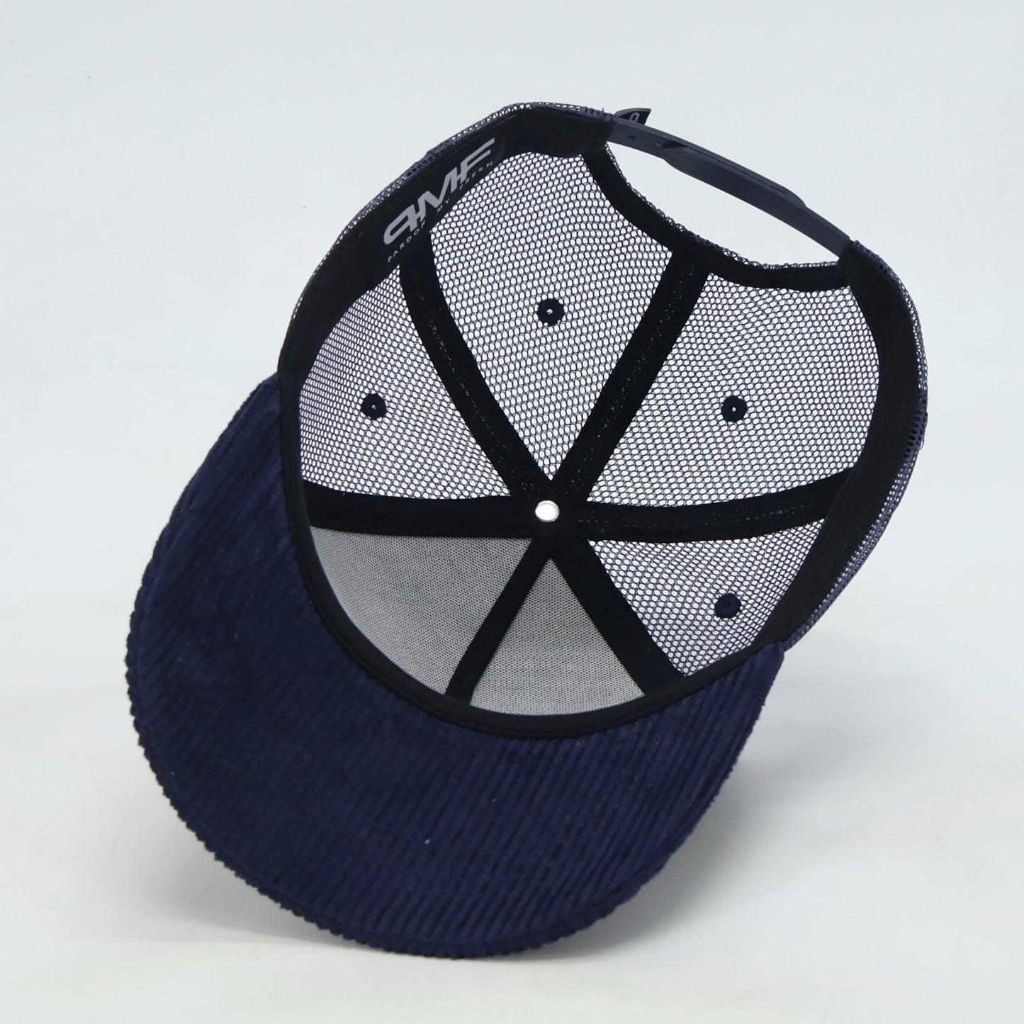 "The Nah, Yeah" - Navy Blue and White Corduroy Hat | EARLY DROP
