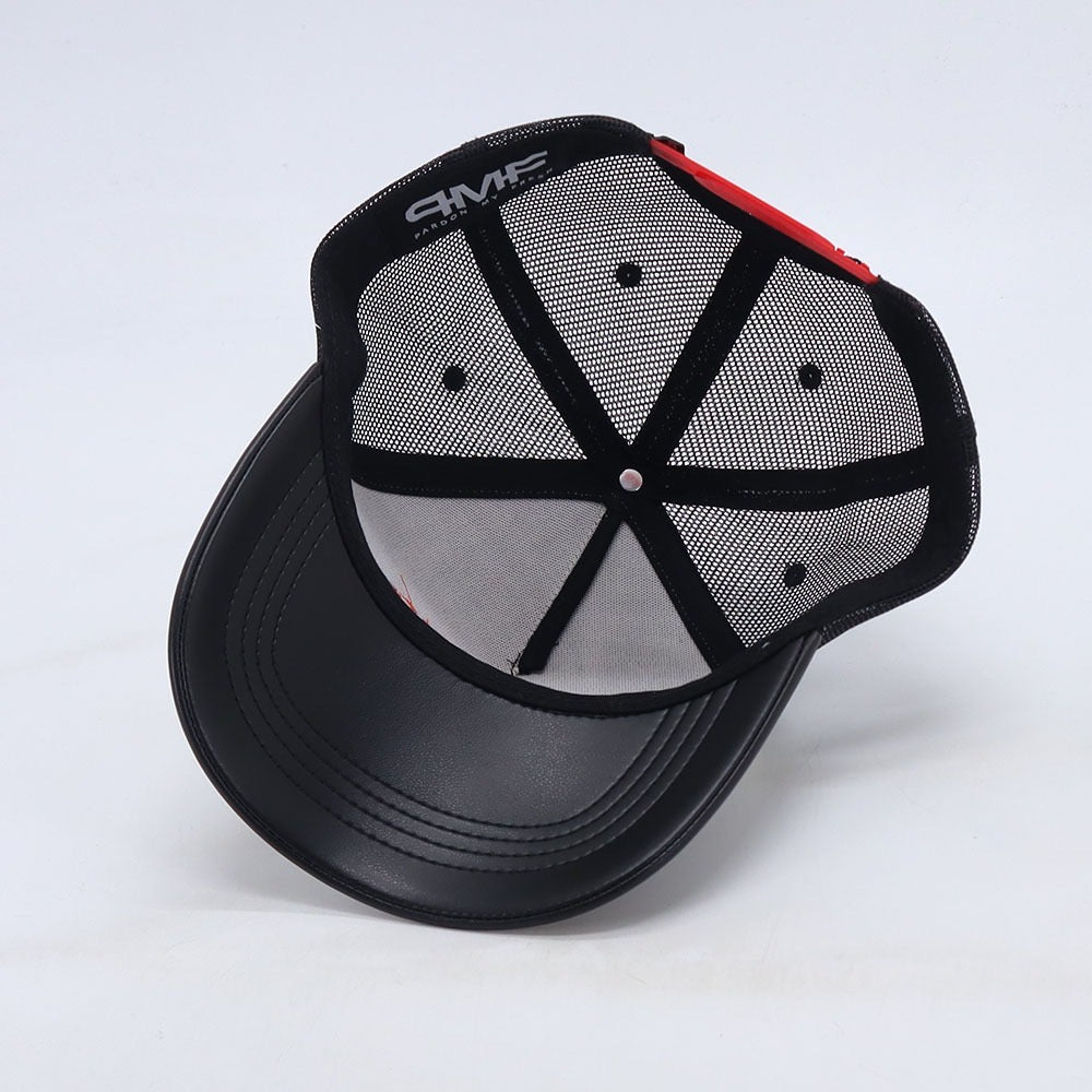 "Everything is Pro Wrestling" - Leather Trucker Hat | WrestleHats x Pardon My Fresh