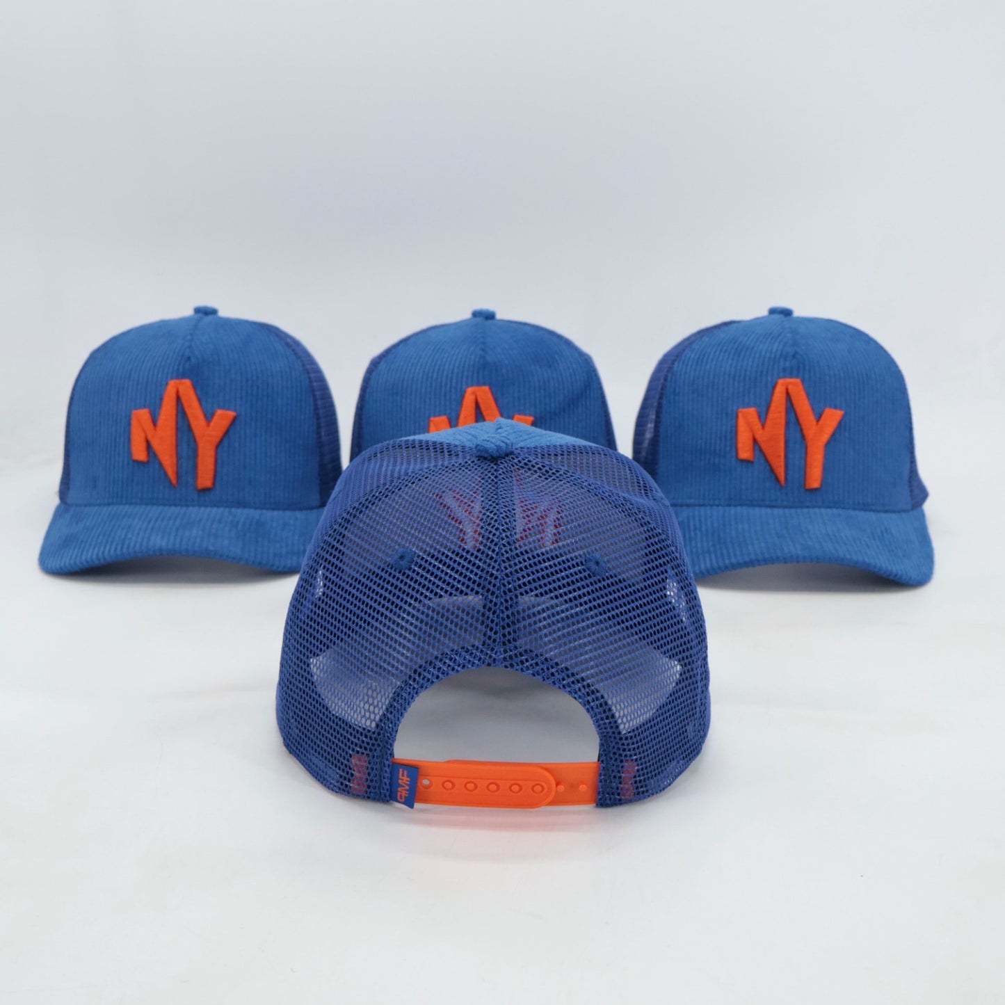 "The Nah, Yeah" - Royal Blue & Orange Corduroy Hat | EARLY DROP