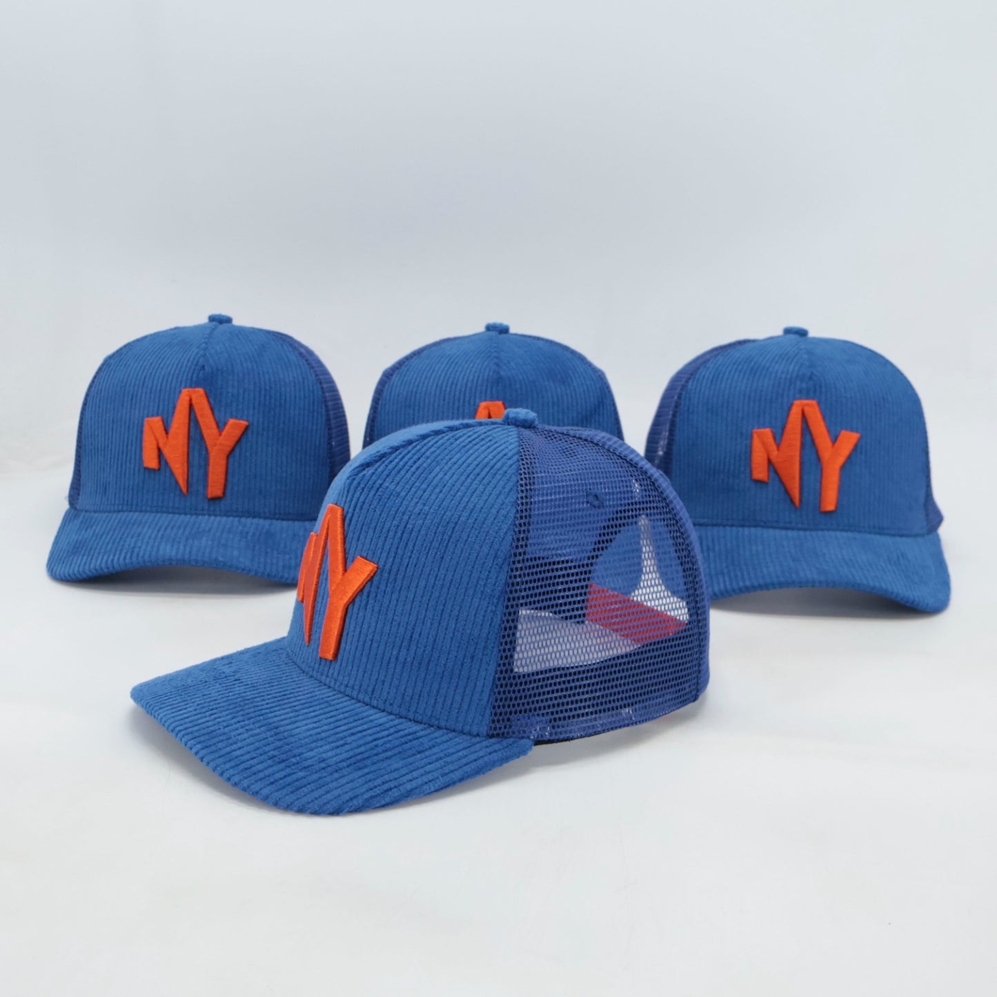 "The Nah, Yeah" - Royal Blue & Orange Corduroy Hat | EARLY DROP