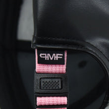 Load image into Gallery viewer, &quot;Why Pink?&quot; - Black Leather Cap w/ Pink Strapback
