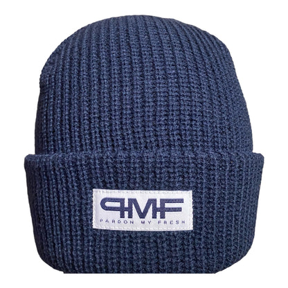 Pardon My Fresh | Navy Beanie