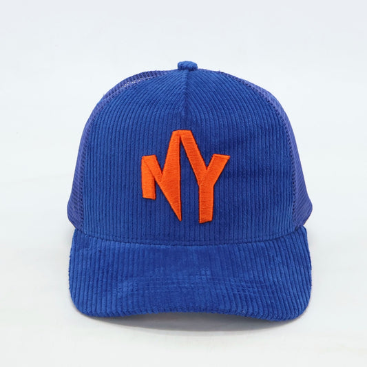 "The Nah, Yeah" - Royal Blue & Orange Corduroy Hat | AVAILABLE AUGUST 25TH