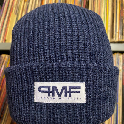 Pardon My Fresh | Navy Beanie